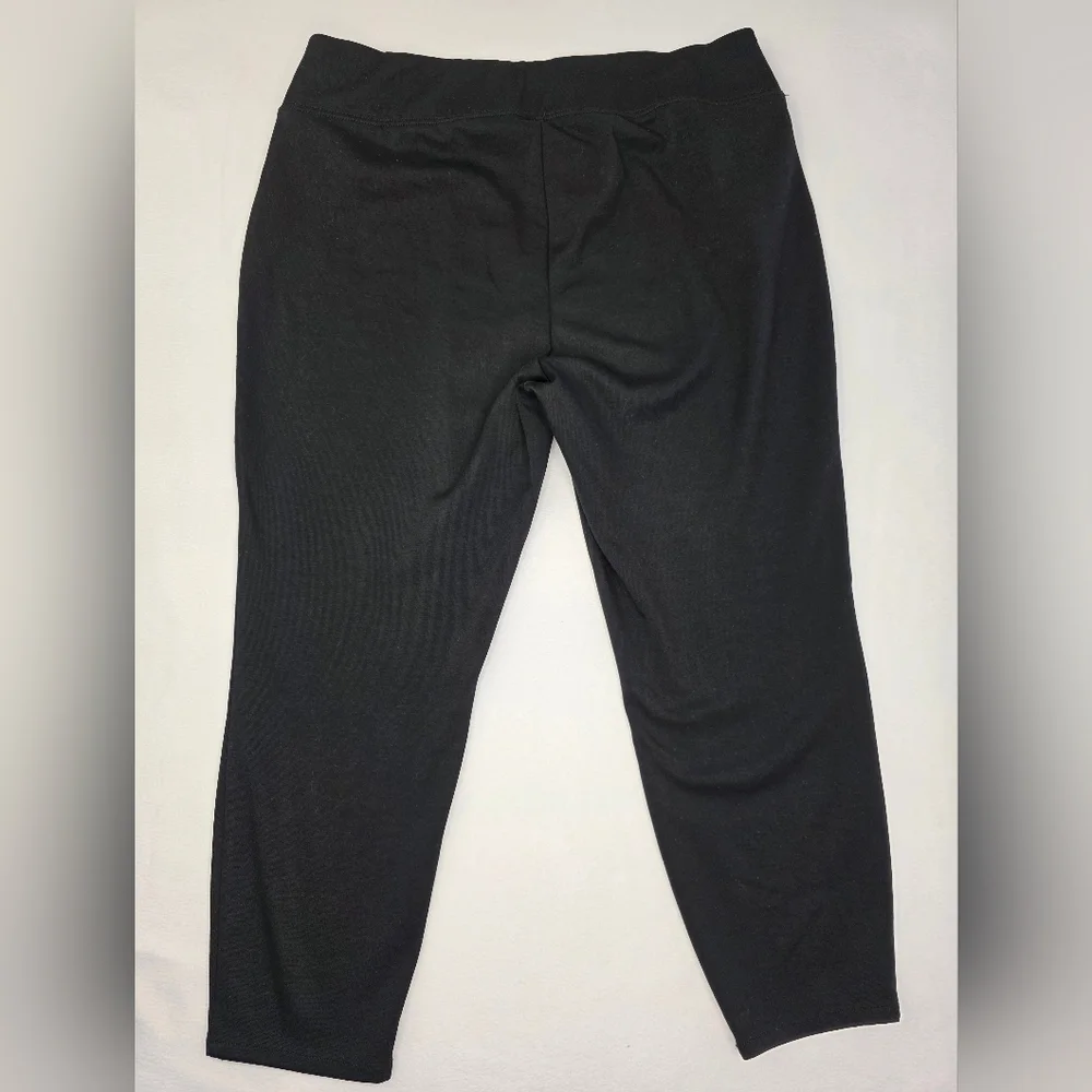 Maurices Black 18W Wide Elastic Waistband Pull-On Ankle Pants 2327-CB